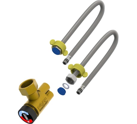 Комплект термосмесительного вентиля и сильфонной подводки Kopfgescheit KR535 Kit