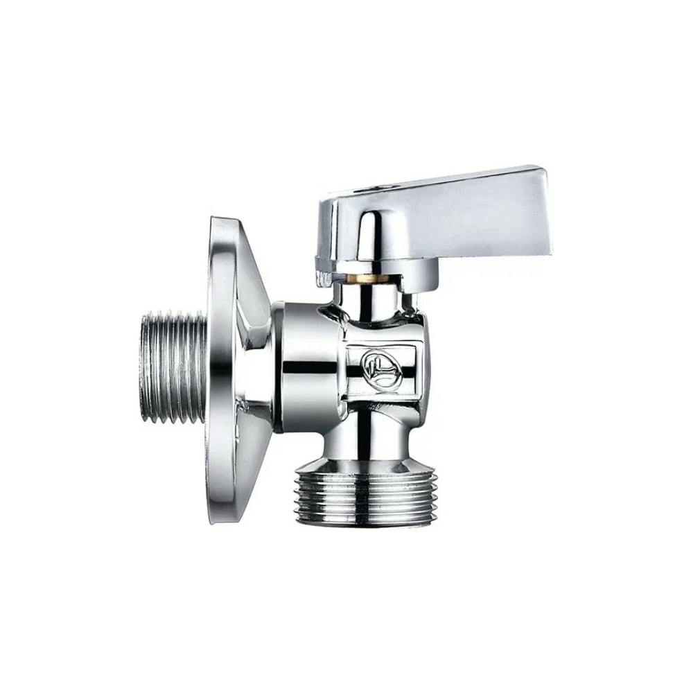 Шаровой кран для подключения стиральной машины DOUBLE-LIN угловой 1/2 ...