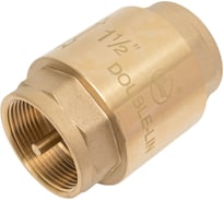 Обратный клапан DOUBLE-LIN латунный золотник В/В Ø1 1/2" LL5022 (1 1/2")