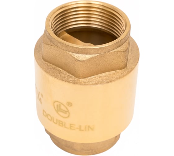 Обратный клапан DOUBLE-LIN латунный золотник В/В Ø1 1/4" LL5022 (1 1/4")