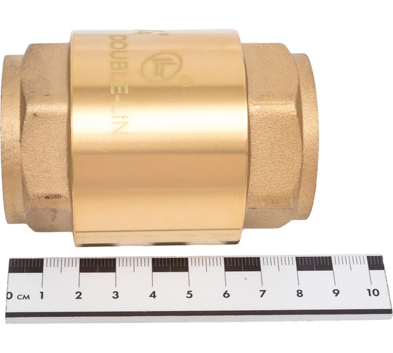 Обратный клапан DOUBLE-LIN латунный золотник В/В Ø1 1/4" LL5022 (1 1/4")