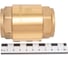 Обратный клапан DOUBLE-LIN латунный золотник В/В Ø1 1/4" LL5022 (1 1/4") 3