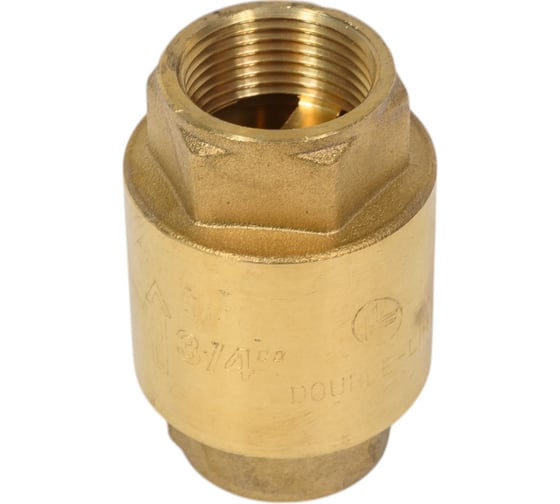 Обратный клапан DOUBLE-LIN латунный золотник В/В Ø3/4" LL5022 (3/4")