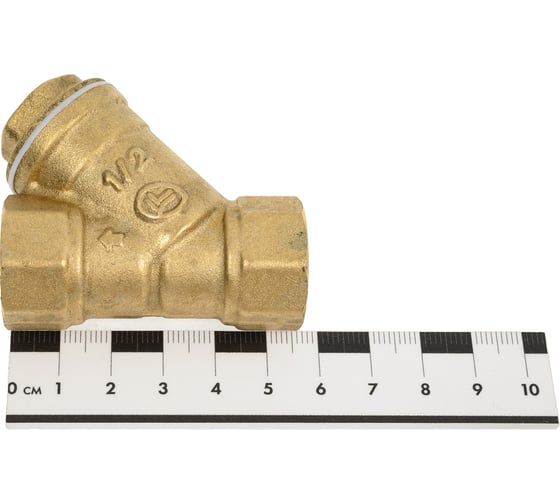 Косой фильтр DOUBLE-LIN резьбовой латунный В/В Ø1/2" LL5005 (1/2")