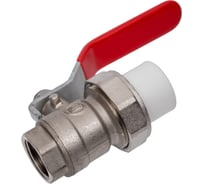 Шаровой кран DOUBLE-LIN 1 сварная головка и ВР, латунный резьбовой - 20x1/2" LL1137 (20x1/2")