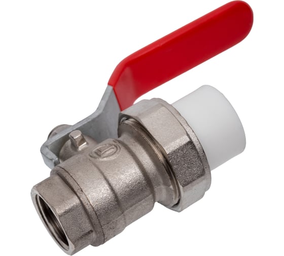 Шаровой кран DOUBLE-LIN 1 сварная головка и ВР, латунный резьбовой - 20x1/2" LL1137 (20x1/2") 1