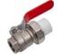Шаровой кран DOUBLE-LIN 1 сварная головка и ВР, латунный резьбовой - 20x1/2" LL1137 (20x1/2") 1
