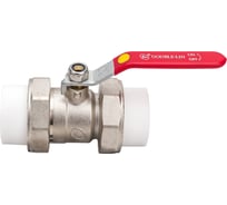 Шаровый кран DOUBLE-LIN 2 сварные головки, латунный резьбовой - 40x40 LL1136 (40x40) LL1136 (40x40) LL1136 (40х40)