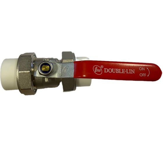 Шаровый кран DOUBLE-LIN 2 сварные головки, латунный резьбовой - 50x50 LL1136 (50x50) LL1136 (50x50) LL1136 (50х50) 1