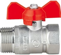 Шаровой кран DOUBLE-LIN Light неполнопроходной Вр-Нр бабочка - 1 LL1164 (1")