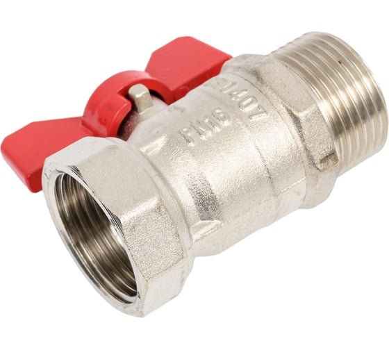 Шаровой кран DOUBLE-LIN Light неполнопроходной Вр-Нр бабочка - 1 LL1164 (1") 1