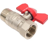 Шаровой кран DOUBLE-LIN Light неполнопроходной Вр-Нр бабочка - 1/2" LL1164 (1/2")