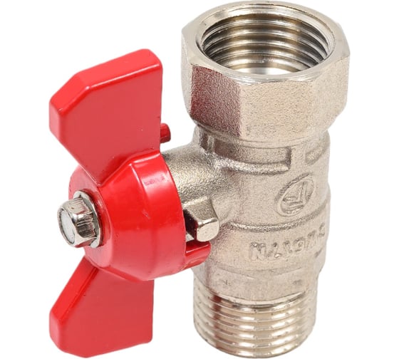Шаровой кран DOUBLE-LIN Light неполнопроходной Вр-Нр бабочка - 1/2" LL1164 (1/2")