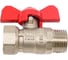 Шаровой кран DOUBLE-LIN Light неполнопроходной Вр-Нр бабочка - 1/2" LL1164 (1/2") 3