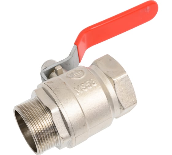 Шаровой Кран DOUBLE-LIN латунный резьбовой, ручка НР/ВР 1.1/2" LL1003 (1"1/2) 1