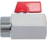 Шаровой кран DOUBLE-LIN латунный резьбовой, мини НР/ВР 3/4" LL1027B (3/4") 1