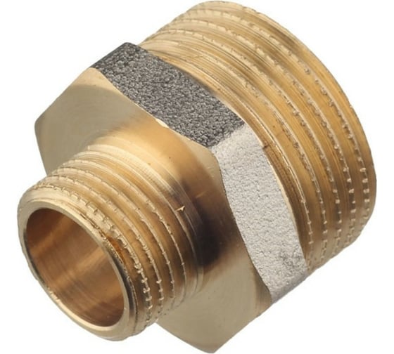 Переходной ниппель DOUBLE-LIN резьбовой латунный Н/Н 1.1/2" х 1.1/4" LL6050 (1 1/2"х1 1/4") 1