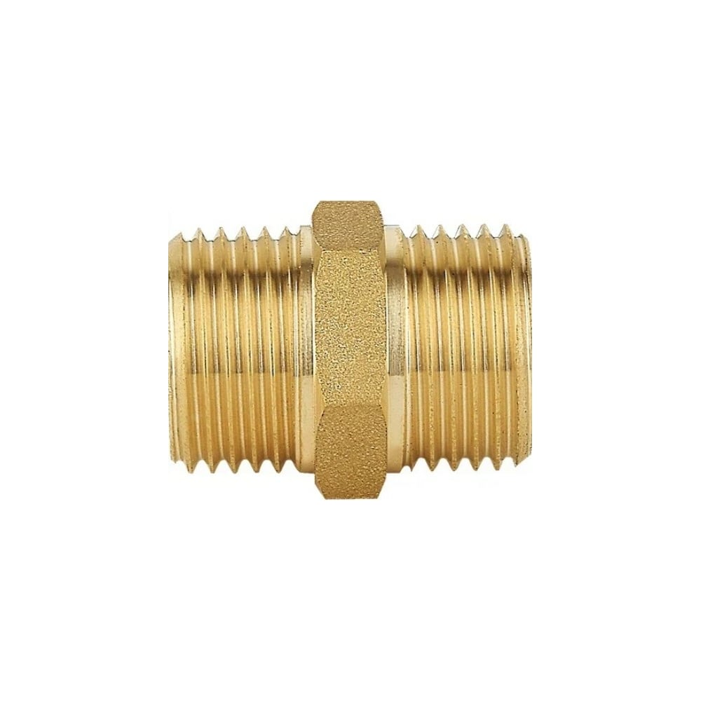 Ниппель DOUBLE-LIN резьбовой латунный Н/Н 1/2\" LL6020 (1/2\") - выгодная ...