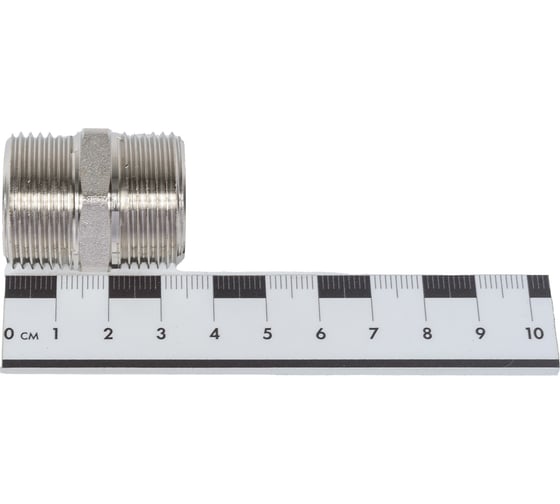 Ниппель DOUBLE-LIN резьбовой латунный Н/Н 3/4" LL6020 (3/4")