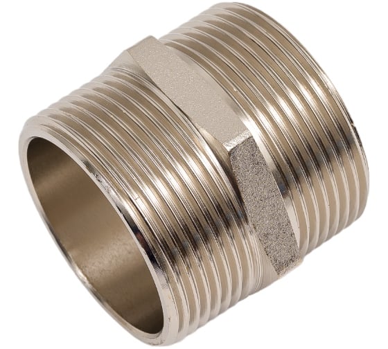 Переходной ниппель DOUBLE-LIN резьбовой латунный Н/Н 1.1/2" х 1" LL6050 (1 1/2"х1")