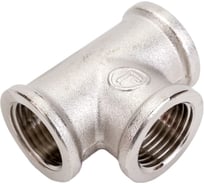 Тройник резьбовой DOUBLE-LIN латунный никелированный В/В/В 3/4" LL6016 (3/4")