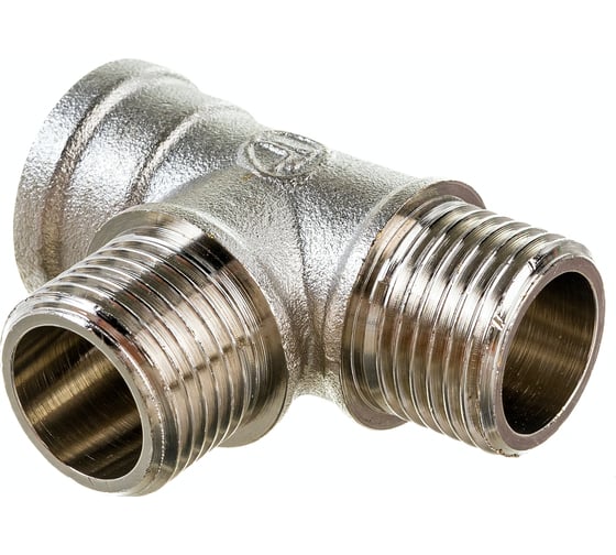 Тройник DOUBLE-LIN резьбовой латунный вр/нр/нр - 1/2" LL6120 (1/2")