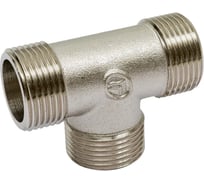 Тройник резьбовой DOUBLE-LIN латунный нр/нр/нр - 1/2" LL6135B (1/2")