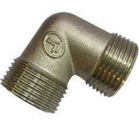 Угол резьбовой латунный никелированный DOUBLE-LIN нр/нр - 1/2" LL6136B (1/2")