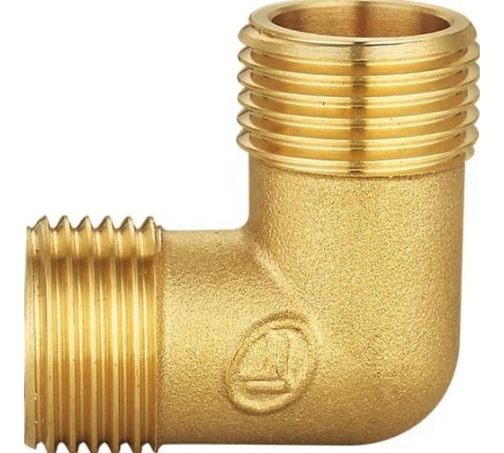 Угол DOUBLE-LIN резьбовой латунный нр/нр - 1/2" LL6136B (1/2") 1