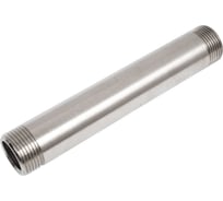 Латунный резьбовой удлинитель DOUBLE-LIN никелированный с наружной резьбой 3/4" - 150мм LL6150(3/4"-150)