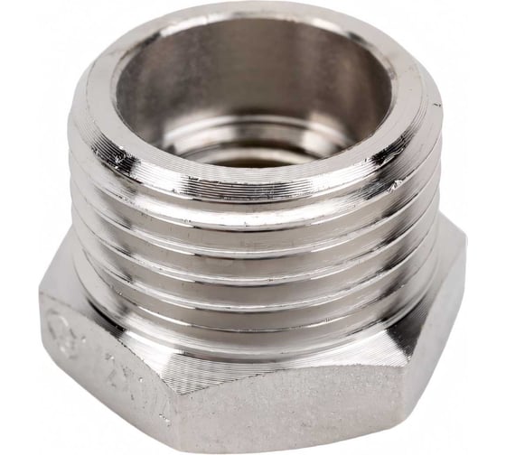 Футорка DOUBLE-LIN резьбовая латунная Н/В 1/2" х 1/4" LL6033 (1/2x1/4)