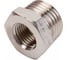 Футорка резьбовая латунная никелированная DOUBLE-LIN Н/В 1/2" x 1/4" LL6033 (1/2"x1/4") 4