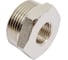 Футорка резьбовая латунная никелированная DOUBLE-LIN Н/В 1.1/4" x 1/2" LL6033 (1 1/4"x1/2") 4
