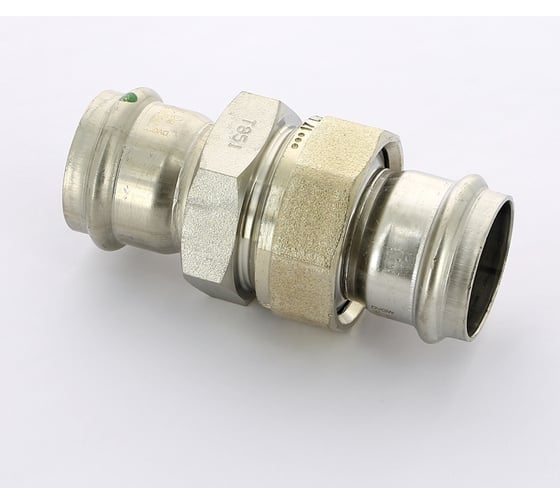 Муфта с разъемным соединением VIEGA otop Sanpress inox, с SC-Contur, 35 мм 437428