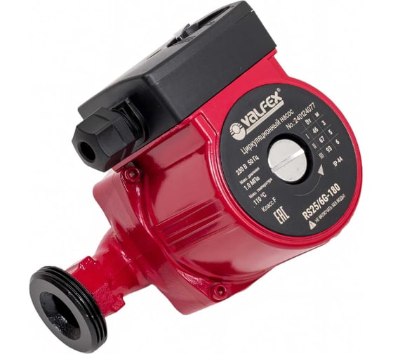 Циркуляционный насос Valfex VCP 25-60G 180 мм, с гайками RS25/6G-180