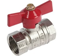 Кран шаровой Zein engr внутренняя 1/2", PN 4, для холодной воды, 5-45 градусов, бабочка, цинк 7551330