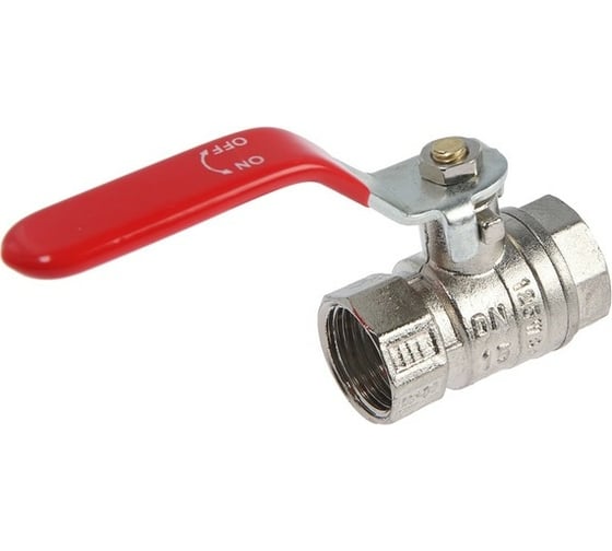 Кран шаровой Zein engr внутренняя 1/2", PN 4, для холодной воды, 5-45 градусов, рычаг, цинк 7551329