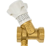 Клапан Giacomini R206B-1, DN-25, 1, ВВ, PN, бар-25, с отводом для слива R206BY115