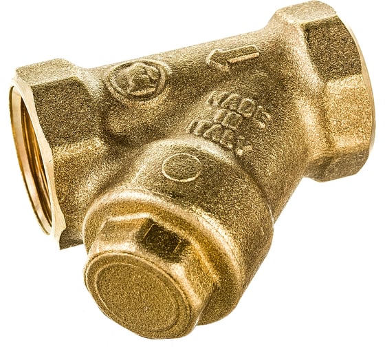 Сетчатый фильтр Giacomini R74A, 1/2, В, PN, бар-16, латунь R74AY103
