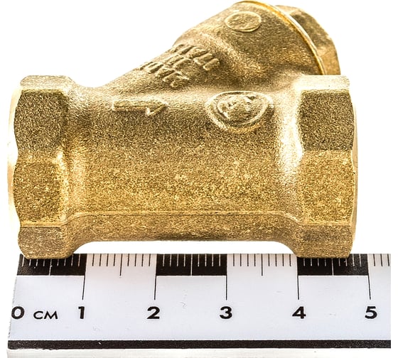 Сетчатый фильтр Giacomini R74A, 1/2, В, PN, бар-16, латунь R74AY103