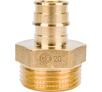 Прямой фитинг Giacomini с наружной резьбой для системы GX 20x1M GX107Y054