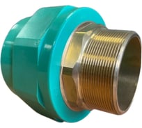 Комбинированная муфта Banninger полипропиленовая, зеленая, 110x4 НР 7R11148711