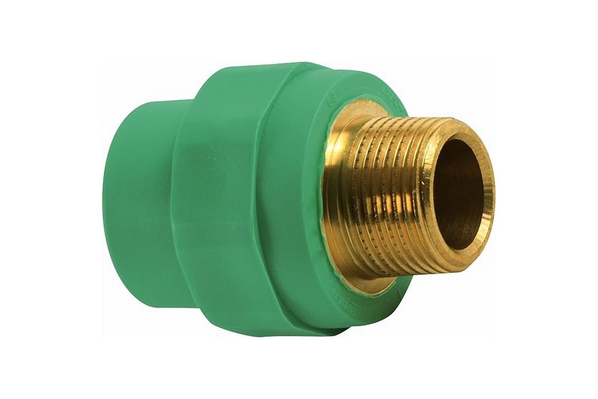 Комбинированная муфта Banninger полипропиленовая, зеленая, 75x2.1/2 НР ...