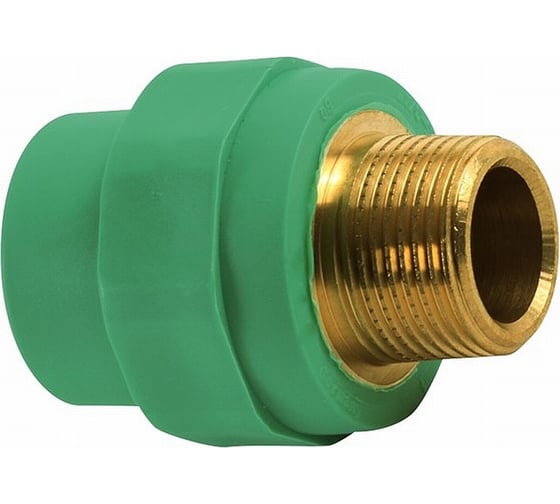 Комбинированная муфта Banninger полипропиленовая, зеленая, 25x1/2 НР 7R11077311