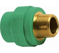 Комбинированная муфта Banninger полипропиленовая, зеленая, 40x1 НР 7R11097611