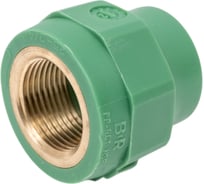 Комбинированная муфта Banninger полипропиленовая, зеленая, 25x3/4 ВР 7R11074511