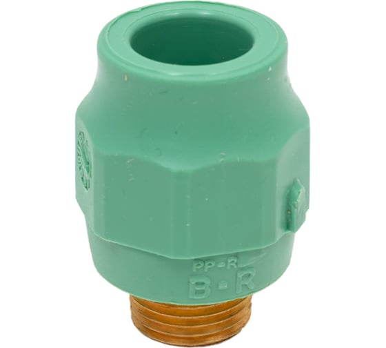 Комбинированная муфта Banninger полипропиленовая, зеленая, 20x1/2 НР 7R11067311