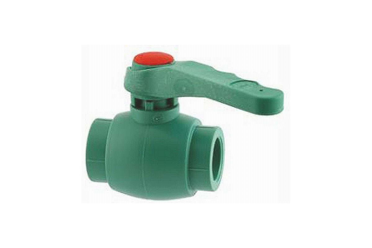 Шаровой кран Banninger полипропиленовый, зеленый, 40 мм 7911090011 ...