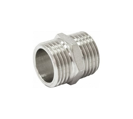 Ниппель STI  Ду40 (1 1/2") никелированный D270-05053