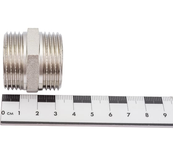 Ниппель STI  Ду25 (1") никелированный D270-04973